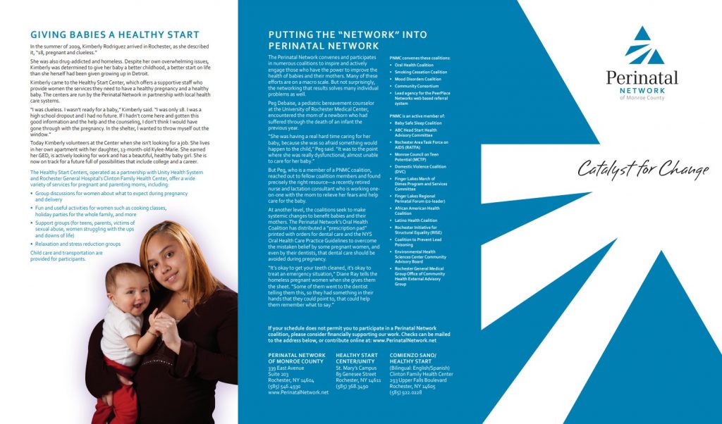 Perinatal Network Brochure Exterior